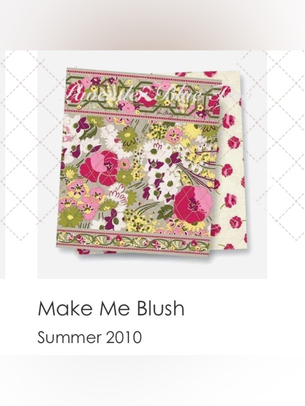 VERA BRADLEY Make Me Blush 2010 Trifold Wallet Crossbody On A String Pink Floral - Picture 15 of 15
